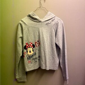 Disney Minnie Mouse Gray Hoodie for Kids